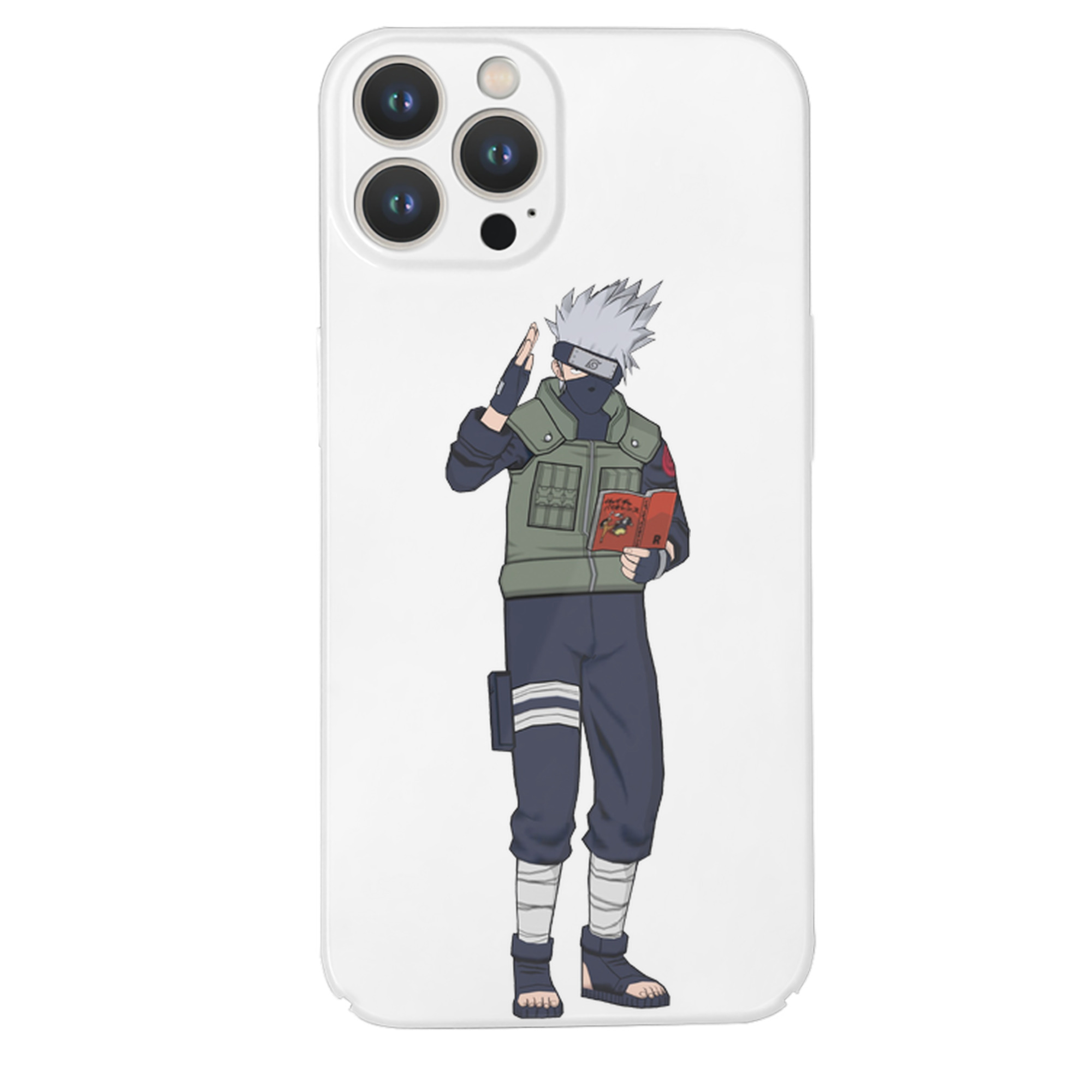（画像用） NARUTO -ナルト- はたけ カカシ Hatake Kakashi 【iPhone 14シリーズ対応】ハードケース